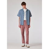Paul Smith Men's Linen Short-Sleeve Shirt In Washed Blue
