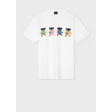 Paul Smith Men's Teddy Bear' Print T-Shirt In White