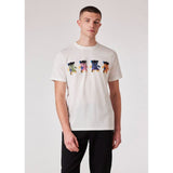 Paul Smith Men's Teddy Bear' Print T-Shirt In White