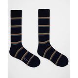 Paul Smith Mens Multi Signature Stripe Socks In Navy