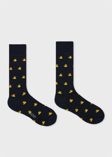 Paul Smith Mixed 'Novelty' Robot Motif Socks 3 Pack