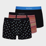 Paul Smith Mixed 'Signature Stripe' and Robot Boxer Briefs Three Pack
