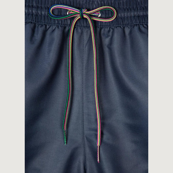 Paul Smith Zebra Logo Swim Shorts In Navy