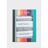 Paul Smith Organic Cotton Low-Rise Boxer Briefs 3 Pack In Grey
