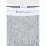 Paul Smith Organic Cotton Low-Rise Boxer Briefs 3 Pack In Grey