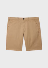 Paul Smith Organic Cotton-Twill Shorts Light Tan