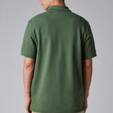 Paul Smith Organic Cotton Zebra Polo Shirt In Khaki Green