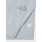 Paul Smith Organic Cotton Zip-Neck Sweatshirt In Light Blue