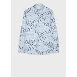Paul Smith Regular-Fit 'Jasmine' Print Shirt In Light Blue