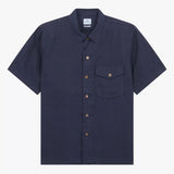 Paul Smith Regular Fit Short Sleeve Linen Shirt, Blues