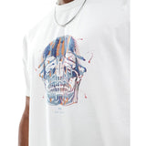Paul Smith Regular Fit Skull Tee In White