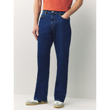 Paul Smith Relaxed Fit Blue Tapered Denim Jeans In Dark Blue