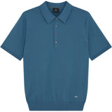 Paul Smith Short Sleeve Polo Shirt In Blue