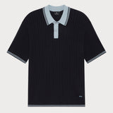 Paul Smith Short Sleeve Polo Sweater Blue
