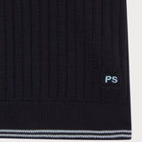 Paul Smith Short Sleeve Polo Sweater Blue