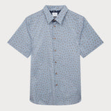 Paul Smith Short Sleeve Shirt Tailored Fit In Blue