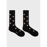 Paul Smith 'Signature Stripe Polka Dot' Socks In Black