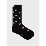 Paul Smith 'Signature Stripe Polka Dot' Socks In Black
