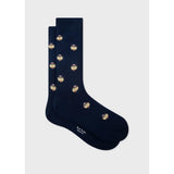 Paul Smith 'Signature Stripe Polka Dot' Socks In Navy