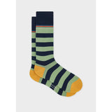 Paul Smith 'Signature Stripe' Socks In Navy Blue