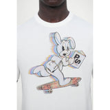 Paul Smith 'Skate Bunny' Print T-Shirt In White