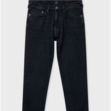 Paul Smith Slim Tapered-Fit 'Blue Black Stretch' Jeans In Dark Wash