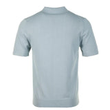 Paul Smith Sport Stripe Knitted Short Sleeve Polo Shirt In Blue