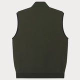 Paul Smith 'Sports Stripe' Mixed Media Gilet In Green