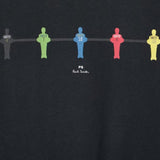 Paul Smith Table Football Print T-Shirt In Dark Navy