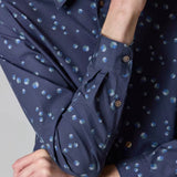 Paul Smith Tailored-Fit 'Dice' Print Shirt In Navy