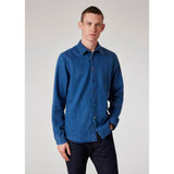 Paul Smith Tailored-Fit Mid-Wash Denim Shirt