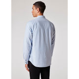 Paul Smith Tailored-Fit Organic-Cotton Multicolour Button Oxford Shirt In Sky Blue