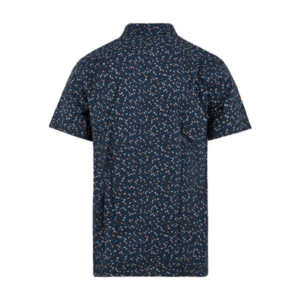 Paul Smith Tailored Fit Short Sleeve Shirt In Very Dark Navy
