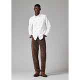 Paul Smith Tailored-Fit 'Star' Print Shirt In White