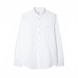Paul Smith Tailored-Fit Stitch Stripe Oxford Shirt In White