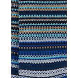 Paul Smith Tonal Stripe Cotton-Blend Pique Socks In Blue