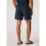 Paul Smith Towelling Lounge Shorts In Navy Blue