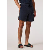 Paul Smith Towelling Lounge Shorts In Navy Blue