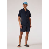 Paul Smith Towelling Lounge Shorts In Navy Blue