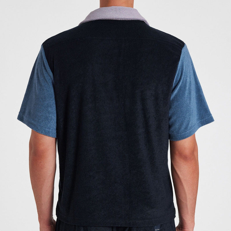 Paul Smith Towelling Lounge T-Shirt Inky Blue