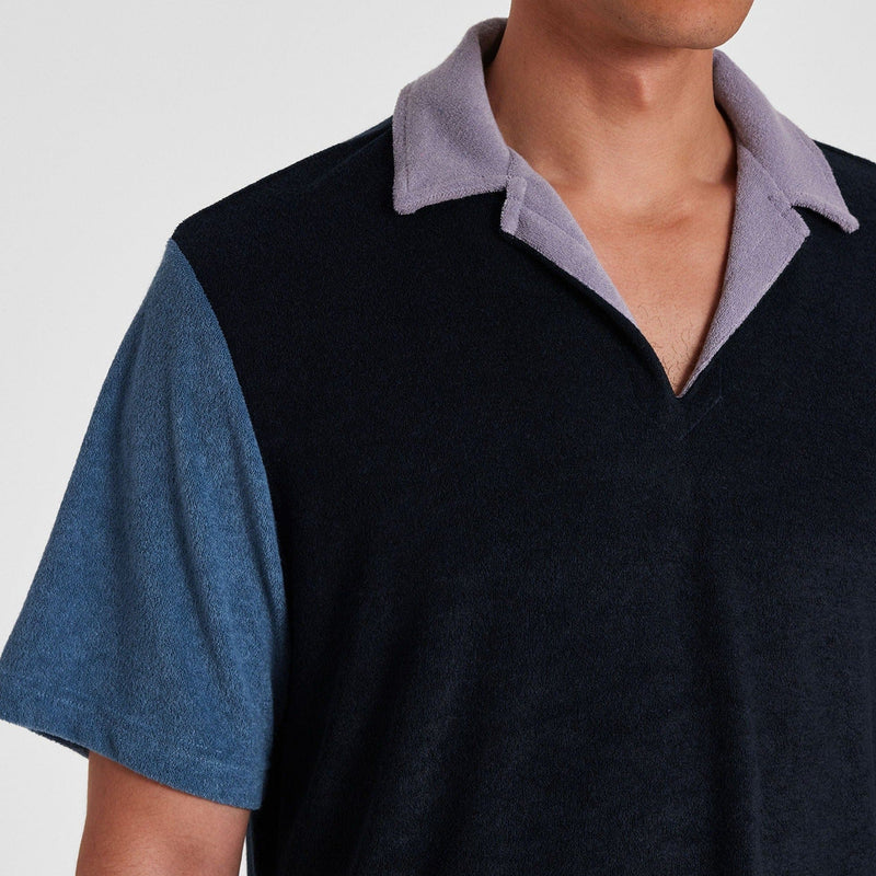 Paul Smith Towelling Lounge T-Shirt Inky Blue