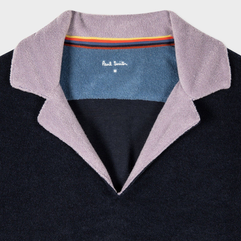 Paul Smith Towelling Lounge T-Shirt Inky Blue