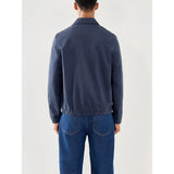 Paul Smith Unlined Coaches Zebra Jacket In Blue