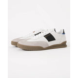 Paul Smith White 'Dover' Trainers with Black Side Panel