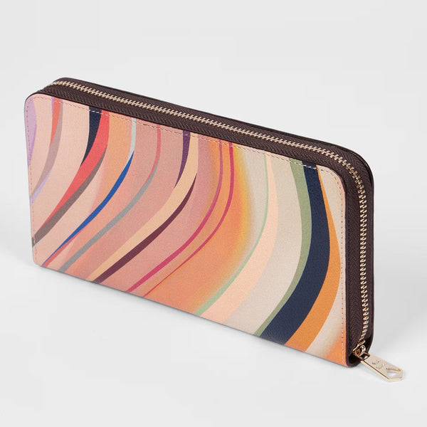 Paul Smith Women's 'Dusky Swirl' Leather Large Zip-Around Purse
