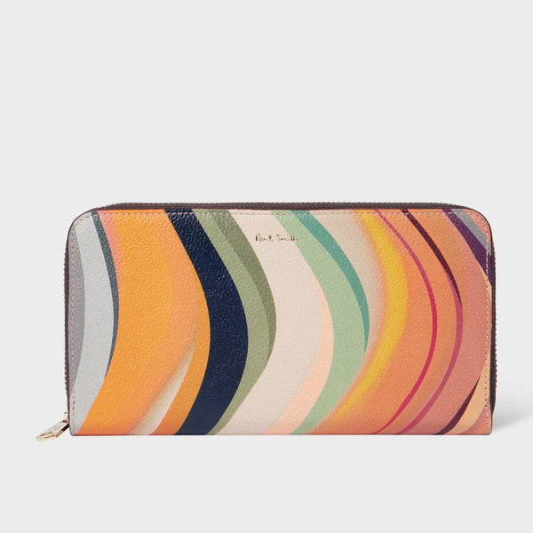 Paul Smith Women's 'Dusky Swirl' Leather Large Zip-Around Purse