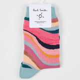 Paul Smith Women's Pastel 'Swirl' Textured Socks