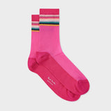 Paul Smith Women's Sheer 'Swirl Stripe' Socks