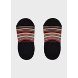 Paul Smith Women's 'Signature Stripe' Loafer Socks In Black