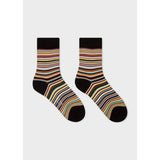 Paul Smith Women's 'Signature Stripe' Socks In Multi